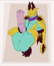 Cock vore by @rokie38