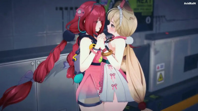 Yuzuha x Alice having fun sex video (ZzZ) Yuri