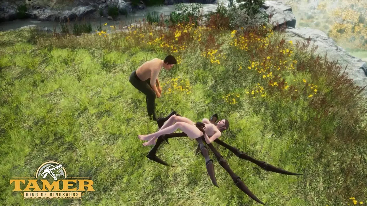 New Hentai: Monster girl shows her spider legs | Tamer cutscene [FULL HD] [W.I.P] - Stream & Download HD | rule34tv.com