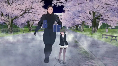 Visiting home with her servants HMV