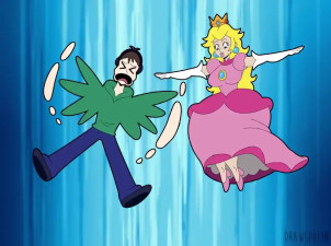 Peach Parachute [Drawsputin]