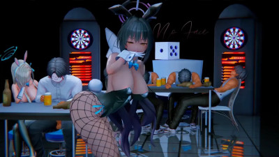 Karin & Asuna Sex (Clothed) BGM 1080p [Mr. No Face]