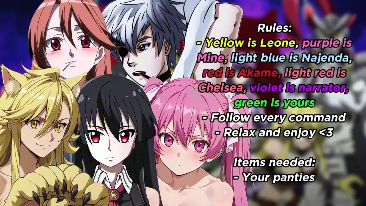 New Hentai: You better tell the truth to Night Raid's cruel girls (JOI, Anal, SPH) - Stream & Download HD | rule34tv.com