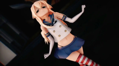 Shimakaze - Shake It [MMD R18] 000MMD
