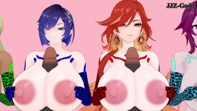 Genshin Waifu Paizuri Loop
