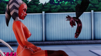 Star Wars Poolside Bugs | Ahsoka & Padme (4K)