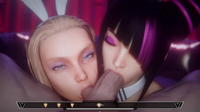 Wicked R34 - Level 2 - Faphero Edition - Cammy x Chun Li x Juri