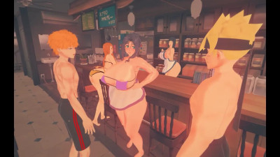 NTR Cafe Waitresses 1-2 [Japs 8005]