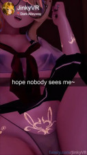 [JinkyVR] Do you think anybody can hear my slutty sounds?