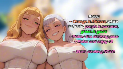 Melt under 2 completely different girls from Black Clover (Sex JOI)