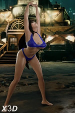 Tifa Doing Cammy Stretch [SwimWear]