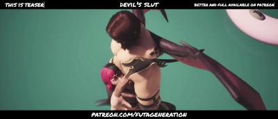 Devil's slut girl by FutaGeneration