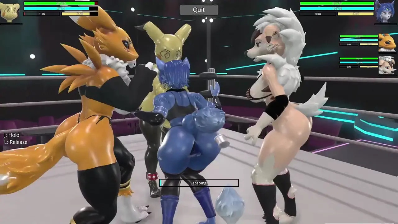 New Hentai: HR2 Furry: Mimikyu vs Krystal, Lynelle & Renamon - Stream & Download HD | rule34tv.com