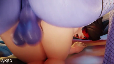 Futa Widow fucks anal Tracer