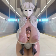 Cleavage vore horror