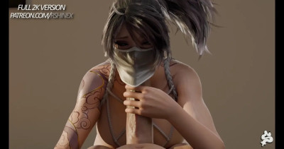 Akali deepthroat