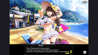 [Beachside Cool Breeze] Hoshino Mitsuki H-scene (Taimanin RPGX ENG)