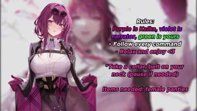 Kafka makes you to worship her sexy scent (Sniffing JOI)